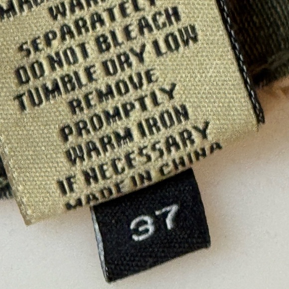 Vintage 90s Distressed Camouflage Spoon Jeans Skinny Twill pants 37” inseam. - Picture 11 of 11